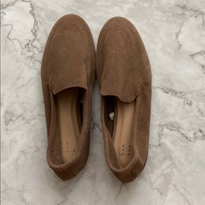 Brown Slip-on Flats